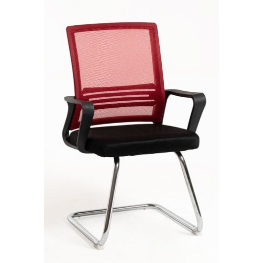 Sillas De Escritorio - Silla Confidente Kole - Rojo