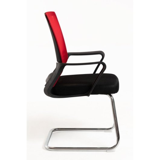 Sillas De Escritorio - Silla Confidente Kole - Rojo