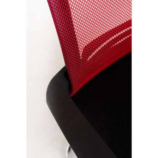 Sillas De Escritorio - Silla Confidente Kole - Rojo