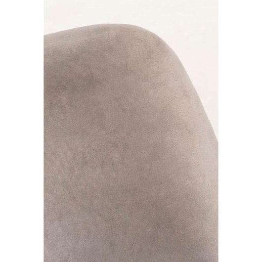 Sillas De Escritorio - Silla Neo Terciopelo - Gris Claro