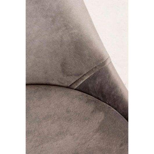 Sillas De Escritorio - Silla Neo Terciopelo - Gris Claro