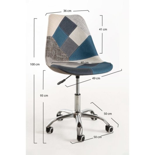 Packs Sillas - Pack 2 Sillas Neo Patchwork - Patchwork Blue
