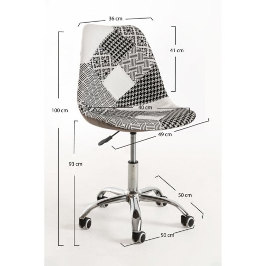 Packs Sillas - Pack 2 Sillas Neo Patchwork - Patchwork Blanco Y Negro
