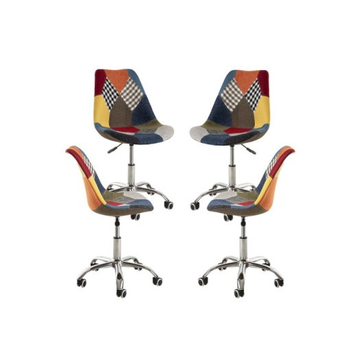 Packs Sillas - Pack 4 Sillas Neo Patchwork - Patchwork Colores