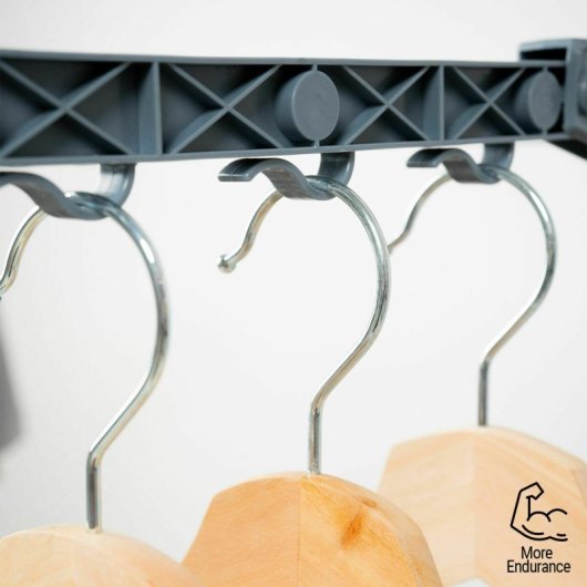 Innovagoods Ig827809 Pack Tendedero Plegable Vertical Con Ruedas Y Doblador De Ropa Azul 49-62 X 175 X 73 Cm