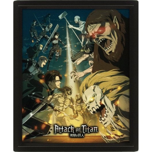 Ataque A Los Titanes - Póster 3d Season 4