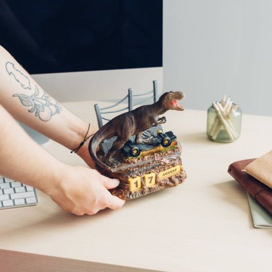 Calendrier perpétuel 3D de Jurassic Park