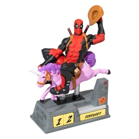 Calendario Perpetuo 3d Marvel Deadpool