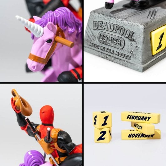 Calendario Perpetuo 3d Marvel Deadpool