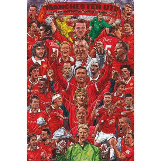 Affiche des légendes de Manchester