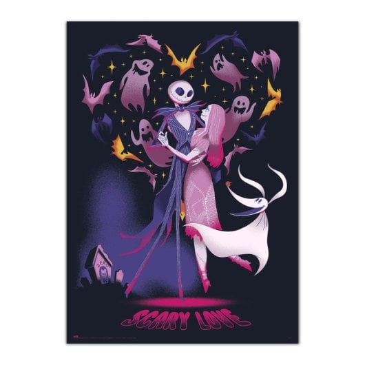 Disney Nightmare Before Christmas Leuchtposter