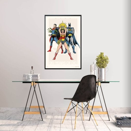 Affiche du 90e anniversaire de DC Comics
