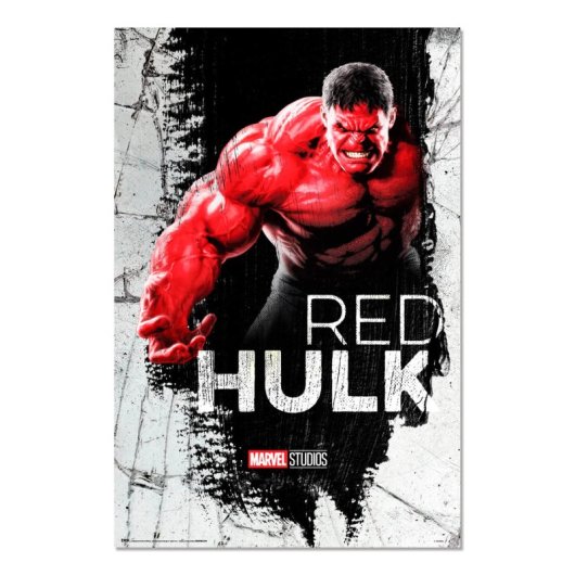 Poster Marvel Capitan America Brave New World Hulk