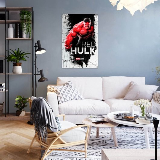 Poster Marvel Capitan America Brave New World Hulk