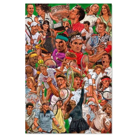 Poster Tenistas De Leyenda