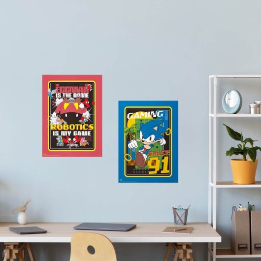 Coffret de mini-affiches Sonic