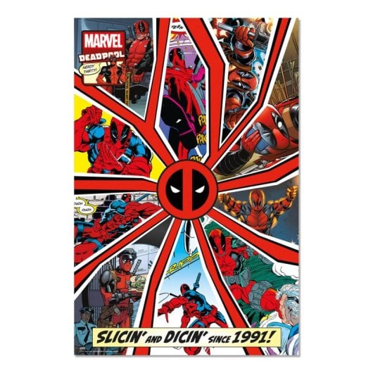 Affiche Marvel Deadpool, couverture de bande dessinée, 30 ans