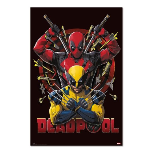 Poster Marvel Deadpool Y Lobezno 2