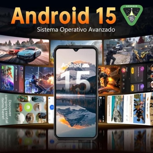 Móvil OUKITEL WP55 Pro 5G 16GB 512GB Dual SIM Batería 11000mAh IP68 120Hz NFC Android Negro