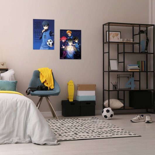 Blaues Schloss Miniposter Set