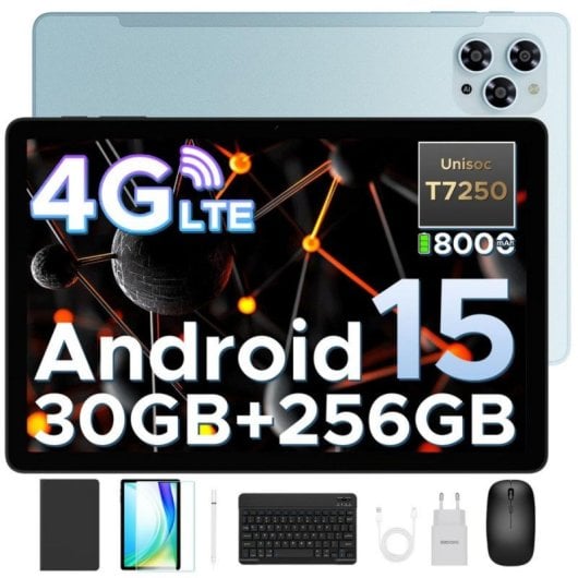 Tablet DOOGEE Tab G6 6GB RAM 256GB 11" IPS 90Hz Android 15 Dual SIM 8000mAh