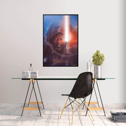 Affiche du 25e anniversaire de Star Wars, épisode 1 : La Menace fantôme