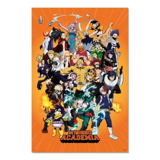 Affiche de My Hero Academia