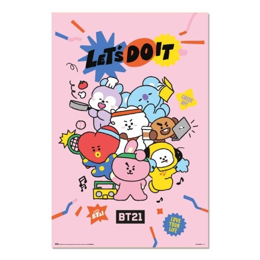 Affiche BT21 « Faisons-le »