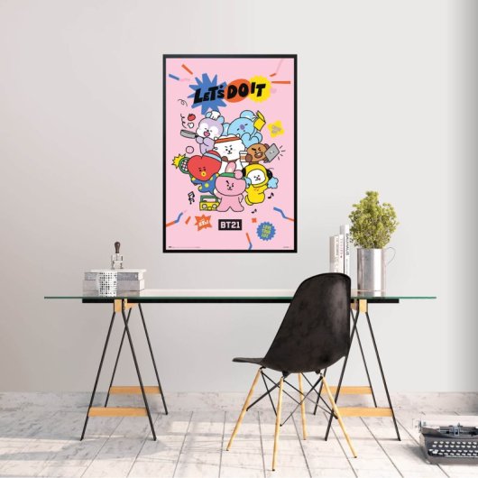 Affiche BT21 « Faisons-le »