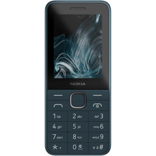 Teléfono HMD Nokia 225 Azul, Dual SIM, 2.4", 4G, Bluetooth 5.0, 128MB+64MB RAM