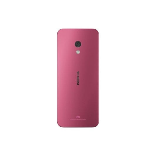 Teléfono HMD Nokia 225 Rosa, Dual SIM, 2.4", 4G, Bluetooth 5.0, 128MB+64MB RAM
