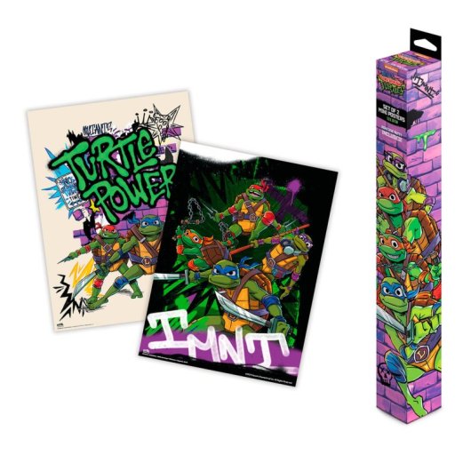 Set Miniposters Tortugas Ninja