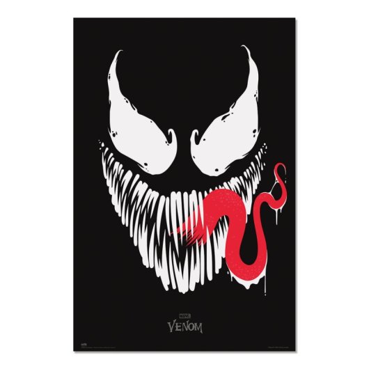 Affiche Marvel Venom Black Face
