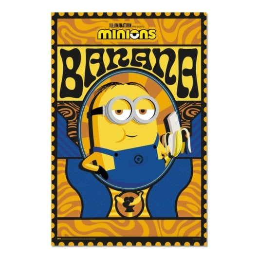 Affiche Banane des Minions