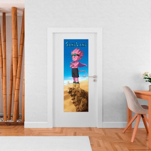 Affiche de la porte du pays des sables