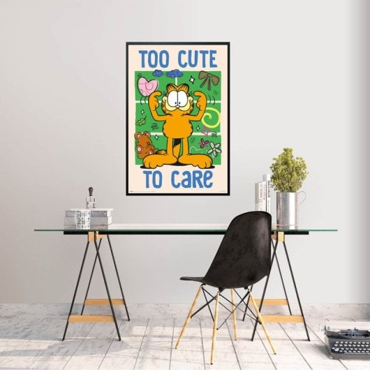 Affiche Garfield trop mignon pour s'en soucier