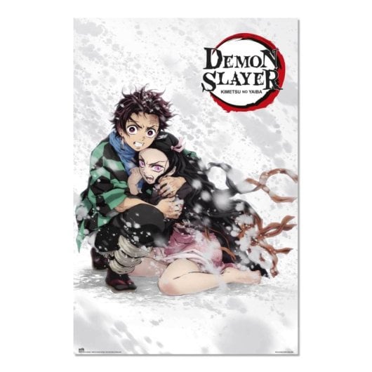 Affiche Demon Slayer Tanjiro et Nezuko