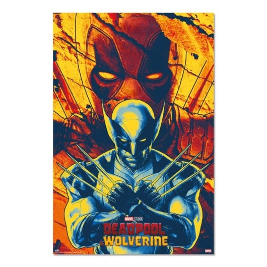 Affiche Marvel Deadpool et Wolverine 3
