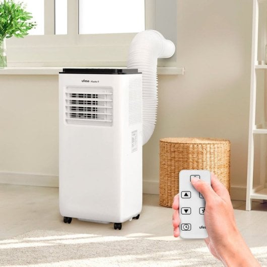 Ar Condicionado Portátil Ufesa ALASKA 9 9000 BTU Arrefecimento Desumidificador 24L Baixo Ruído Temporizador