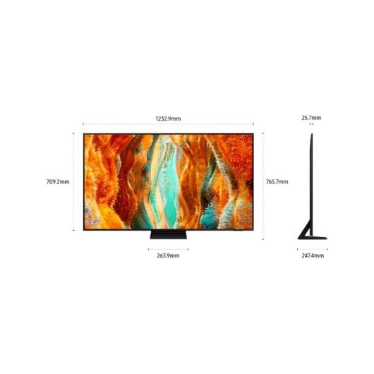 Televisor Samsung TQ55QN74FAT 55" Neo QLED 4K UHD Mini LED 144Hz Smart TV Negro