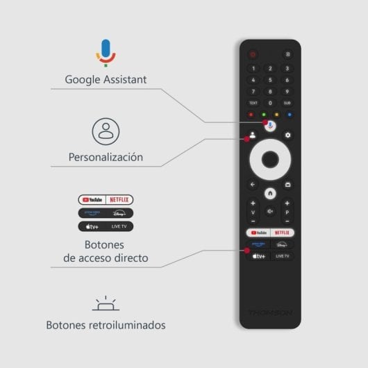 Thomson Q70 Series 55" 55QG7C14 QLED 4K Ultra HD 144Hz HDMI 2.1 Google TV HDR Dolby Vision