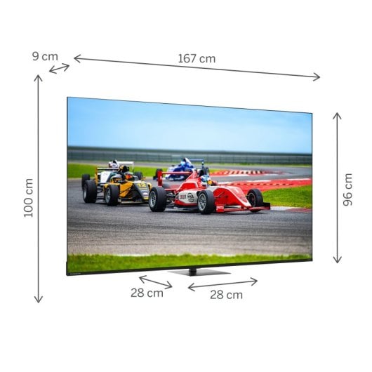 Thomson Q70 Series 75" 75QG7C14 QLED 4K Ultra HD 144Hz HDMI 2.1 Google TV HDR Dolby Vision