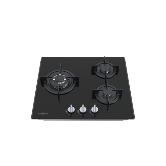 Vitrokitchen Cg605nb Encimera Cristal Gas 3fgos. A Gas Butano 60cm.