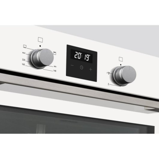 Horno a gas Vitrokitchen HG602BB 52L Grill Gas Encastre Termostato Easy to Clean Blanco