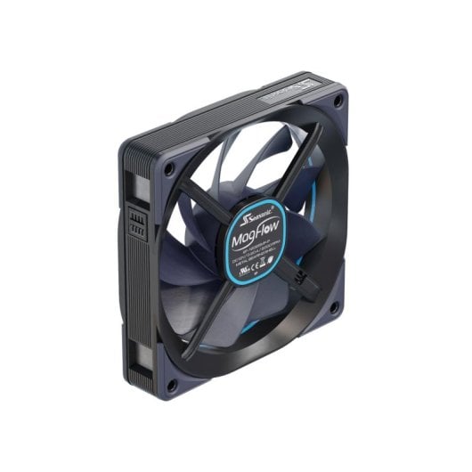 Ventilador Seasonic MagFlow 1225 120mm PWM 600-2000RPM Bajo Ruido Negro