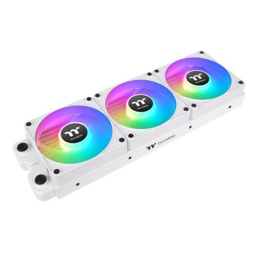 Ventilador THERMALTAKE CT120 EX ARGB Pack 3x120mm 65.47 CFM PWM Blanco LED 5V Hidráulico