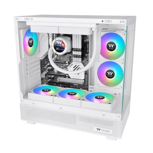 Ventilador THERMALTAKE CT120 EX ARGB Pack 3x120mm 65.47 CFM PWM Blanco LED 5V Hidráulico