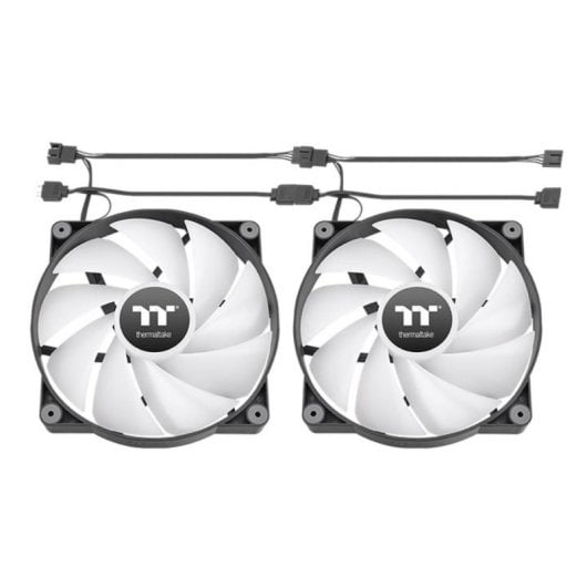 Thermaltake CT200 ARGB Ventoinha 200mm 900RPM 131.6CFM 1.92mm-H2O Preta