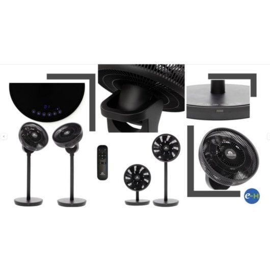 Ventilador con batería PREDATOR F20B 26 velocidades 1400m3/h Silencioso 13dB 18h autonomía