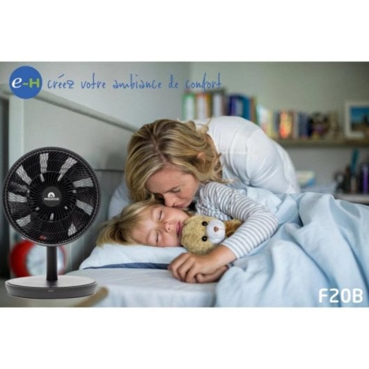 Ventilador con batería PREDATOR F20B 26 velocidades 1400m3/h Silencioso 13dB 18h autonomía